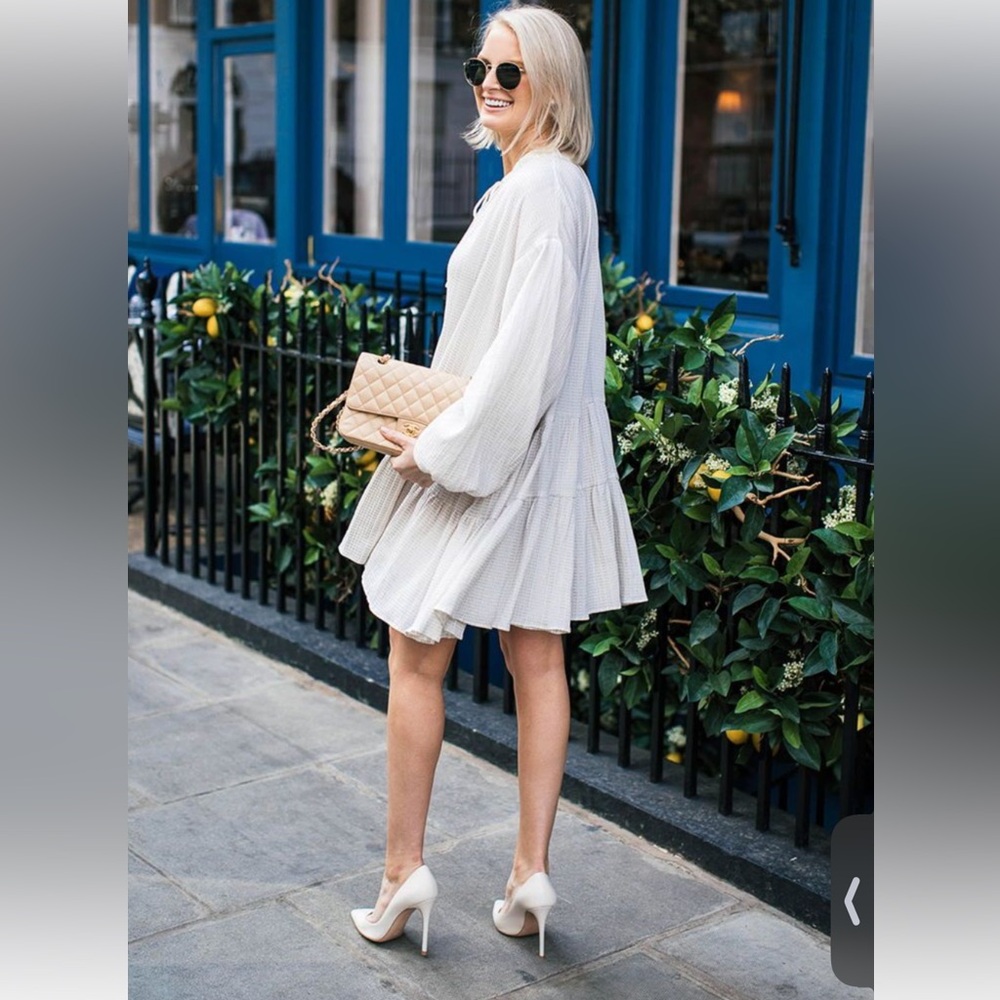 H&M Cream Mini Dress